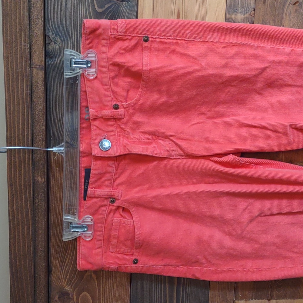J crew toothpick ankle corduroy 28